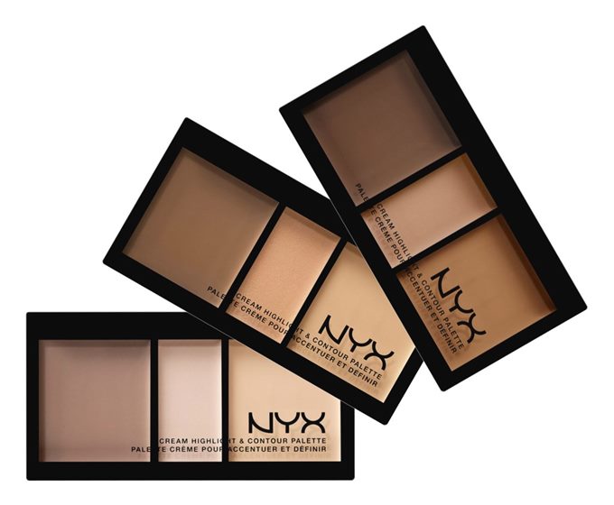 Палетка для контурирования Cream Highlight and Contour Palette, Nyx