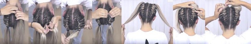 Красивые прически с косами Красивые прически с косами