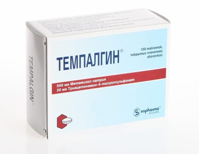 успокоительного препарата под названием «Темпалгин»