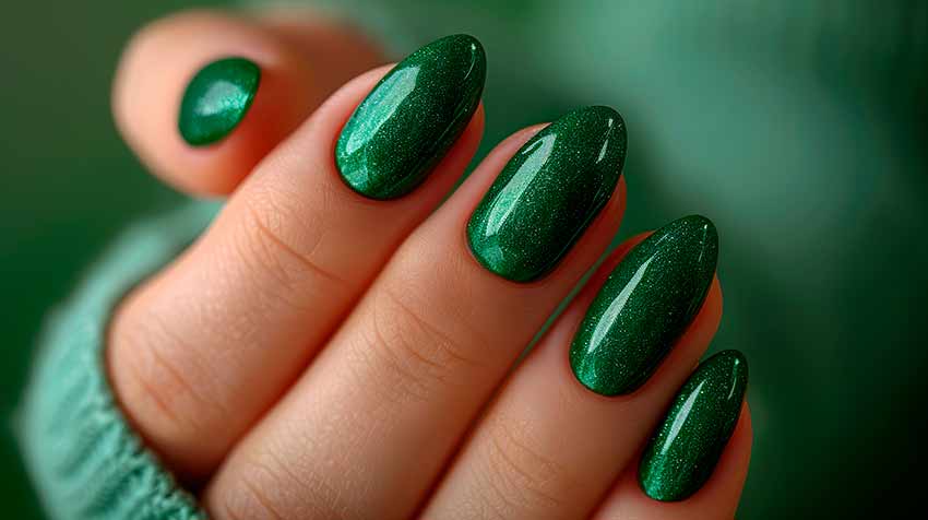 Тренды темного дизайна в маникюре