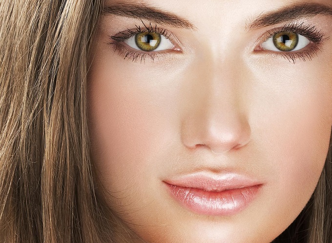 Естественный макияж для зеленых глаз 