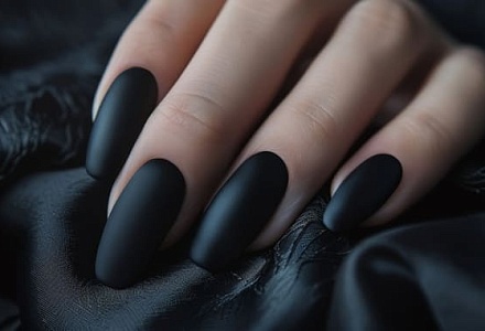 Черный маникюр: роскошь и элегантность