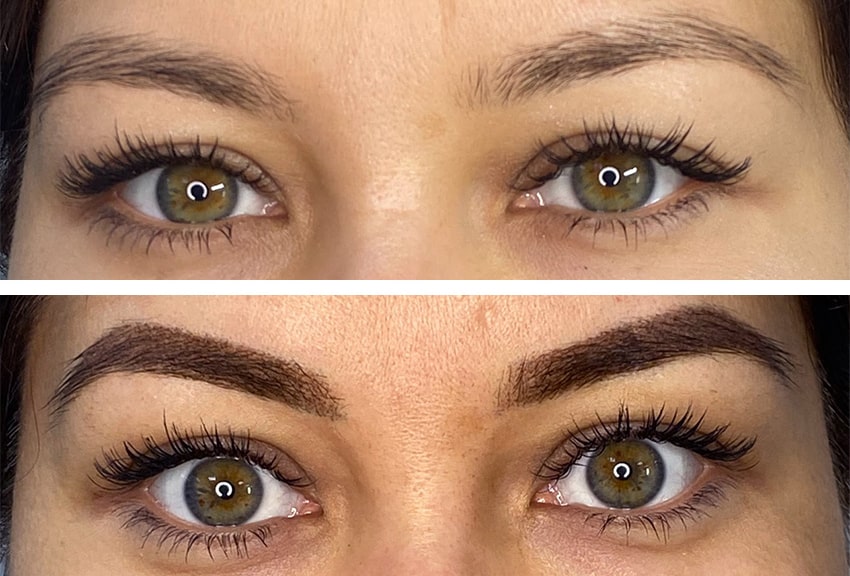 Татуаж бровей волосковым методом: особенности процедуры и примеры работ Татуаж бровей волосковым методом: особенности процедуры и примеры работ
