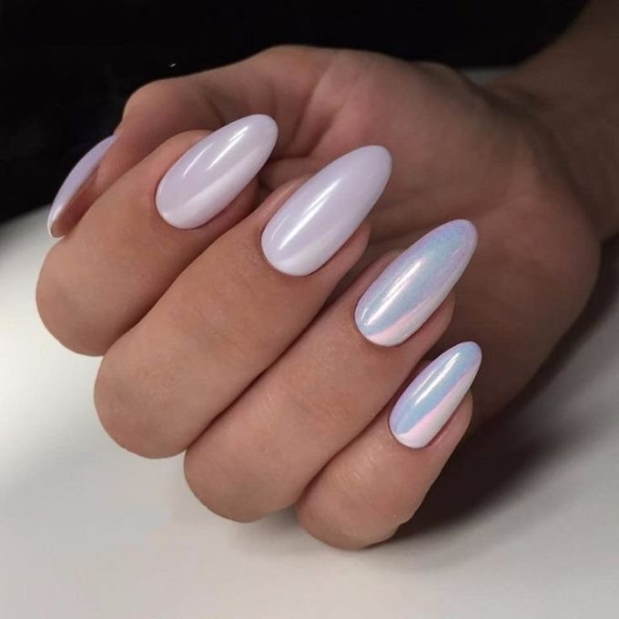 белый маникюр втирка  белый маникюр втирка