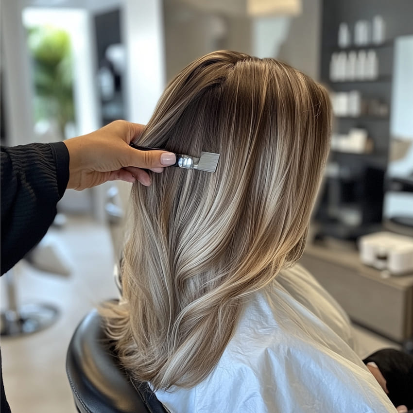 Окрашивание для волос средней длины Окрашивание для волос средней длины